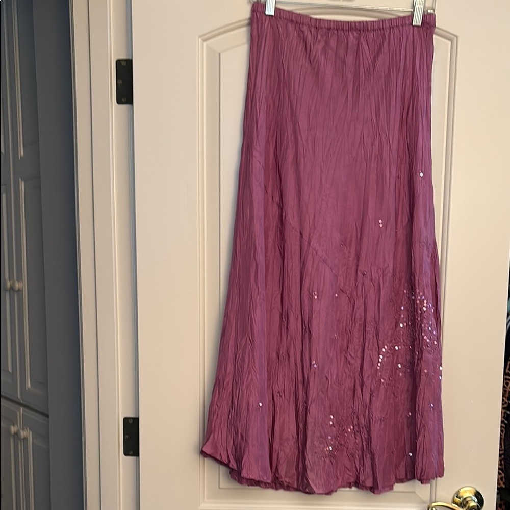 Elegant Purple Women's Skirt